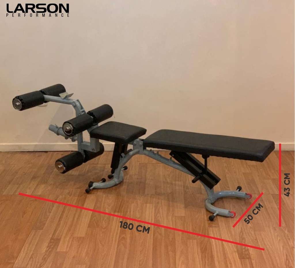 Larson Performance Adjustable Bench with Hamstring & Leg Extension