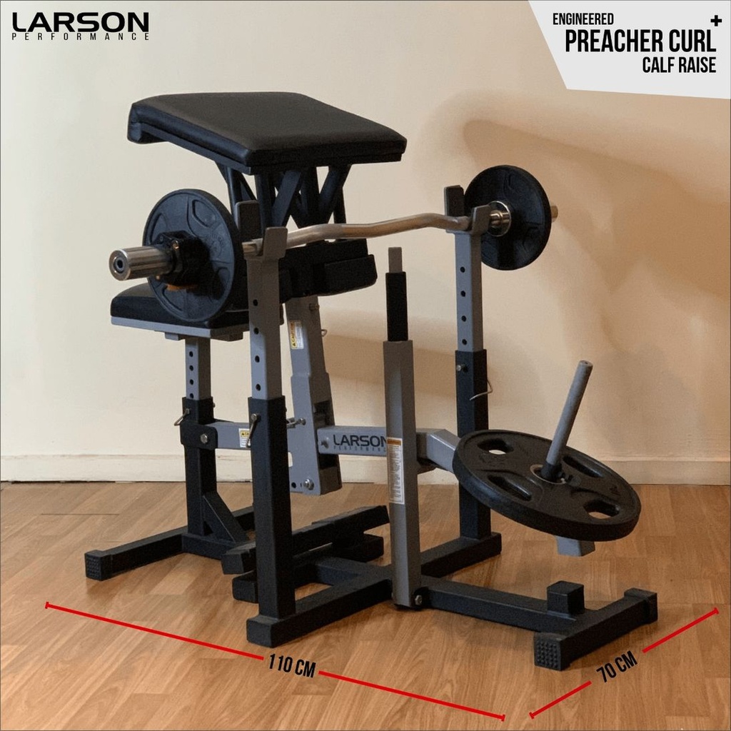 Larson Performance Engineered Calf Raise + Preacher Curl