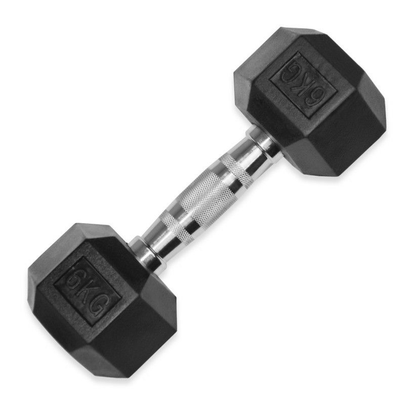 Larson Performance Dumbell Hexagonal 6kg Lapis Karet