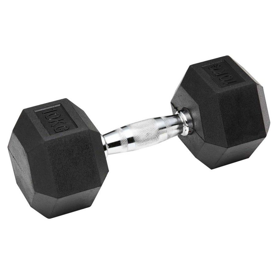 Larson Performance Dumbell Hexagonal 10kg Lapis Karet